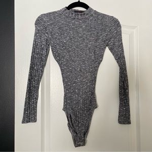 Seductions/Sirens Open Back Highneck Bodysuit